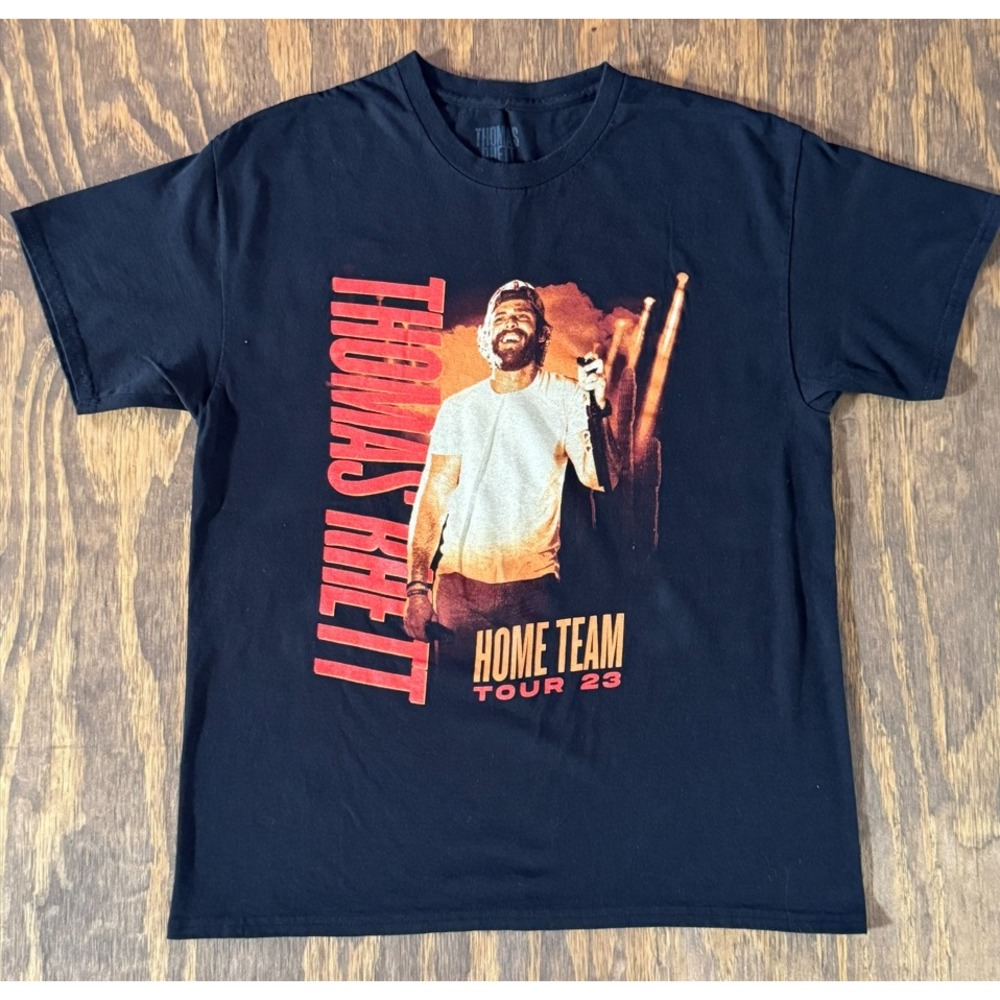 Thomas Rhett Home Team Tour 23 Graphic Tee Large Black Country‎ Concert Shirt